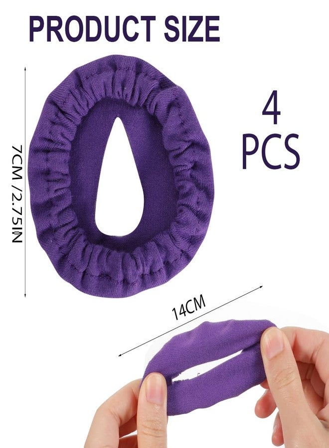 LINXIU 4 Pack Nasal CPAP Mask Liners Compatible with N20 Nasal Mask Cushions Reusable Mask Covers for Comfort, Purple - Image 2